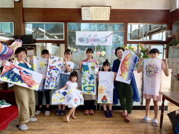 Tenugui painting workshop 