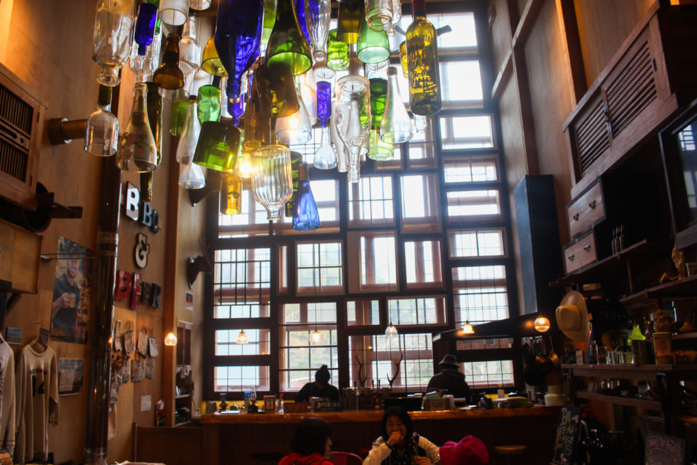 A building in Kamikatsu town reusing old products and materials to make a building.