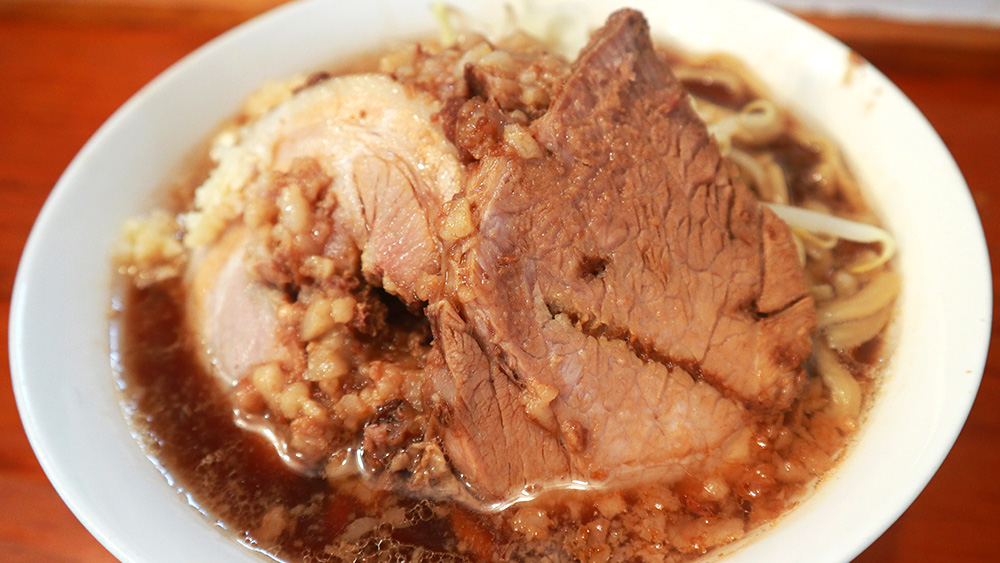 Ramen's absolutely sumptuous. Don't let the volume scare you, because you'd be addicted for a second serving after you're done.