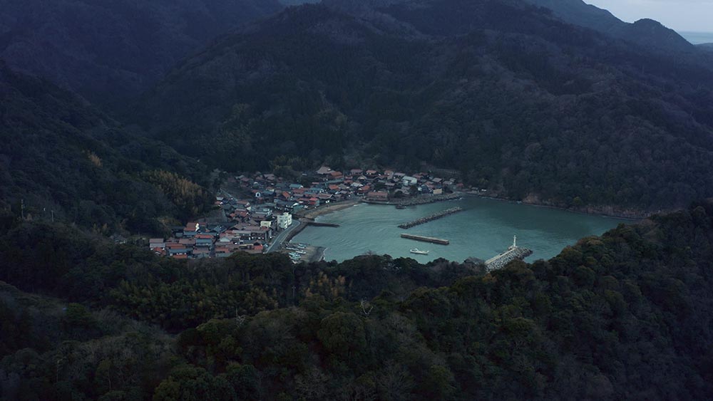 Quiet village in Sugiura, Izumo.