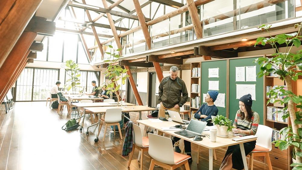 Fujimi no Mori no Office interior.