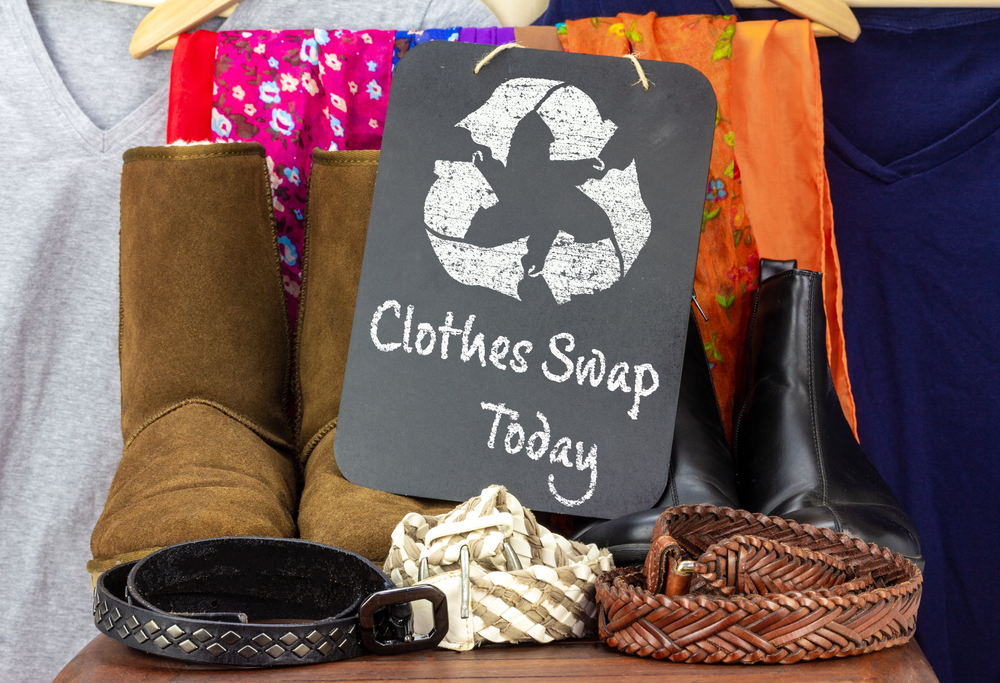 Holding a clothing swap can help keep the fun in fashion.