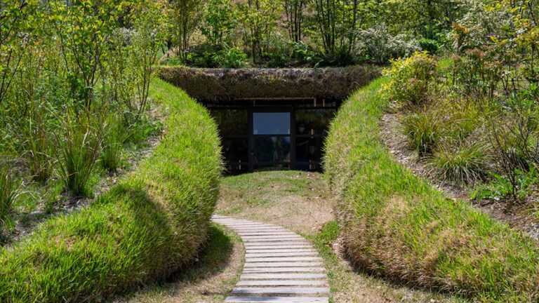 Recycled cork adopted at KURKKU FIELDS Underground Library ...