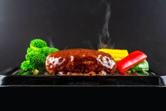 Sorghum hamburg steak