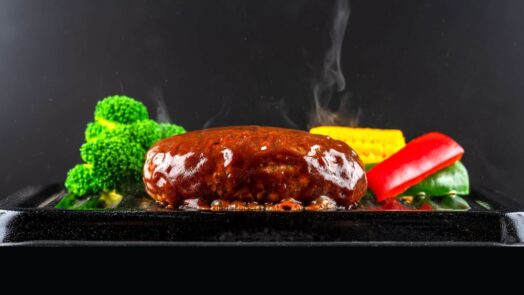 Sorghum hamburg steak
